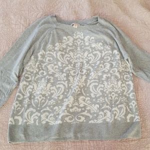 Merona 3/4" Sleeve Grey Sweater